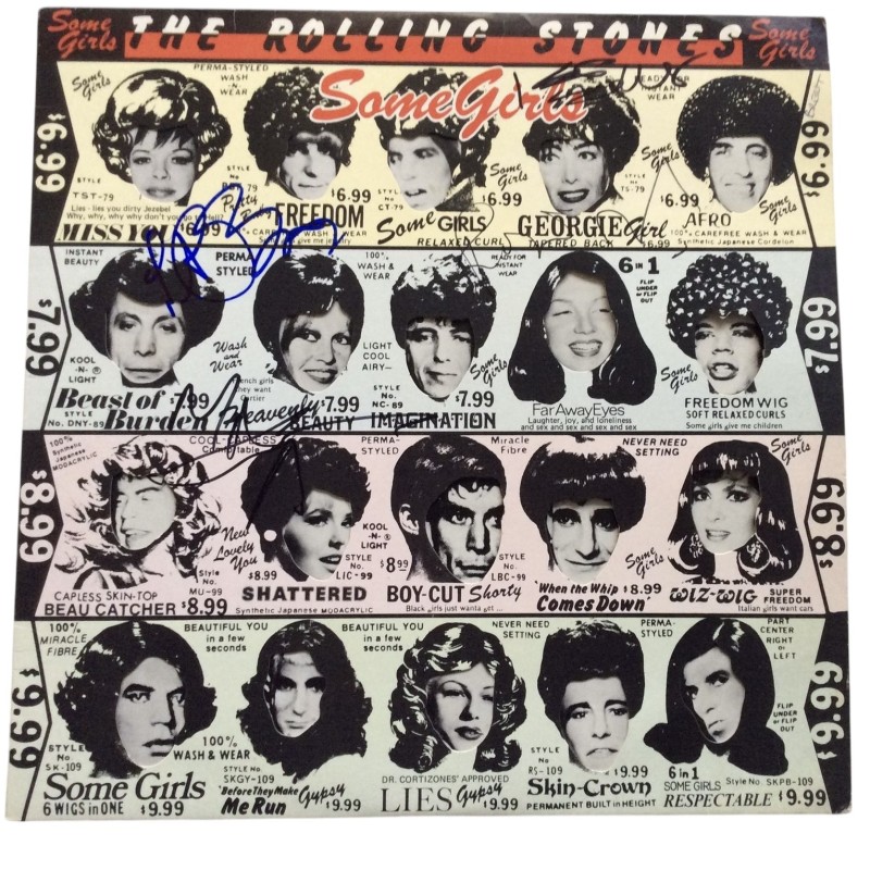 LP in vinile "Some Girls" dei Rolling Stones - Autografato