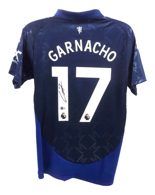 Replica della maglia firmata da Alejandro Garnacho del Manchester United