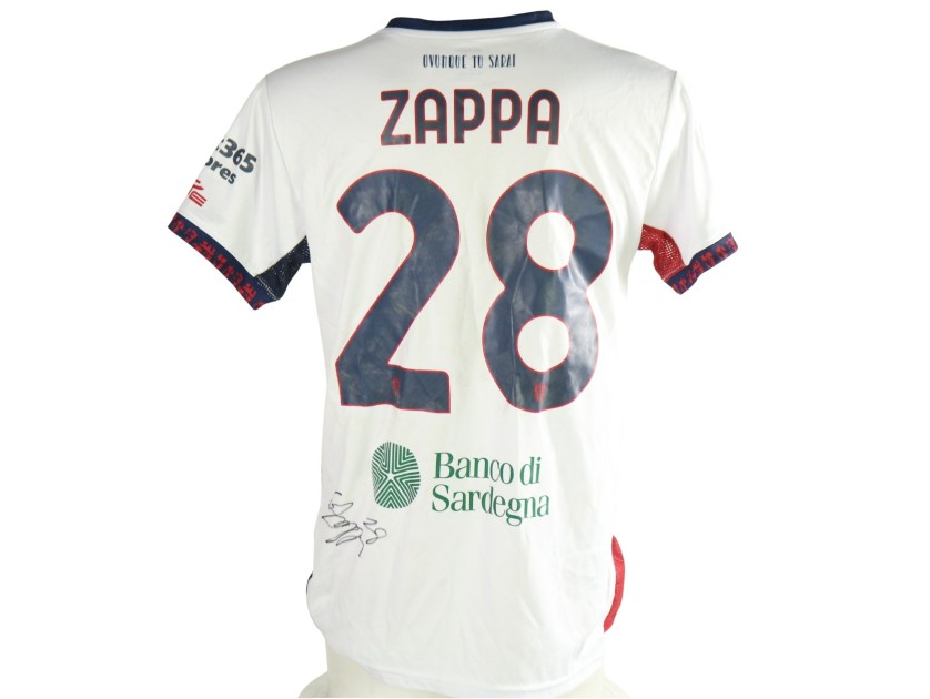 Maglia Zappa Unwashed Sassuolo vs Cagliari, 2026 - Autografata