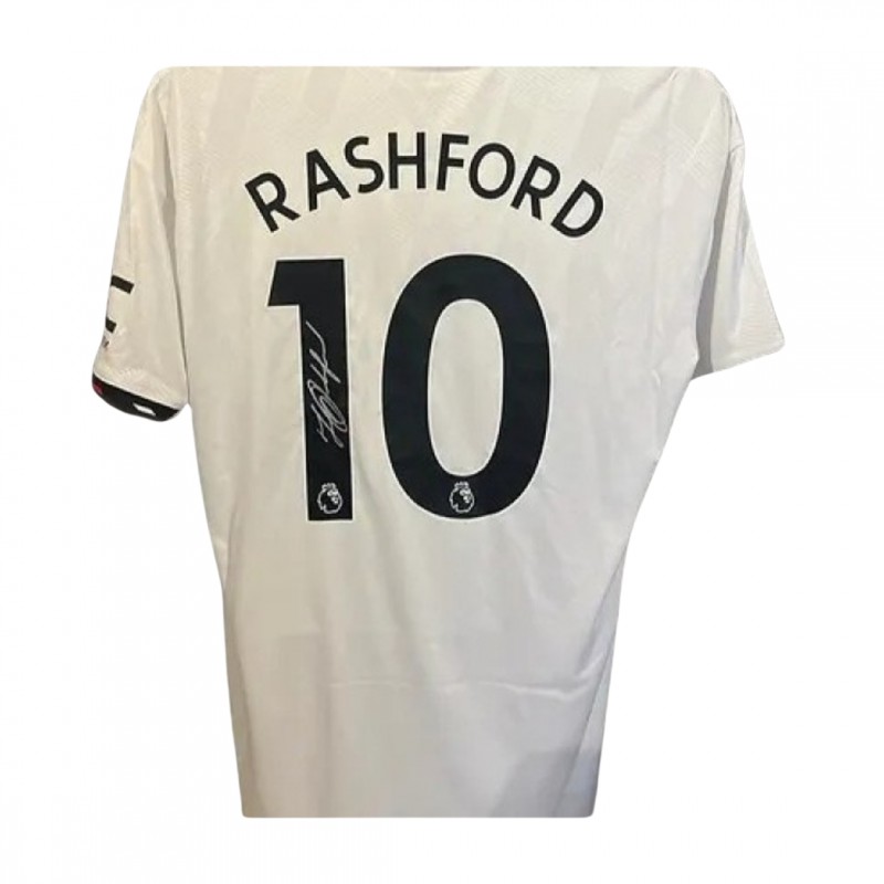 Marcus Rashford's Manchester United 2022/23 Signed Official Away Shirt