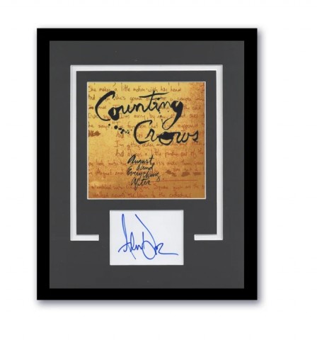 Adam Duritz Signed Counting Crows Display