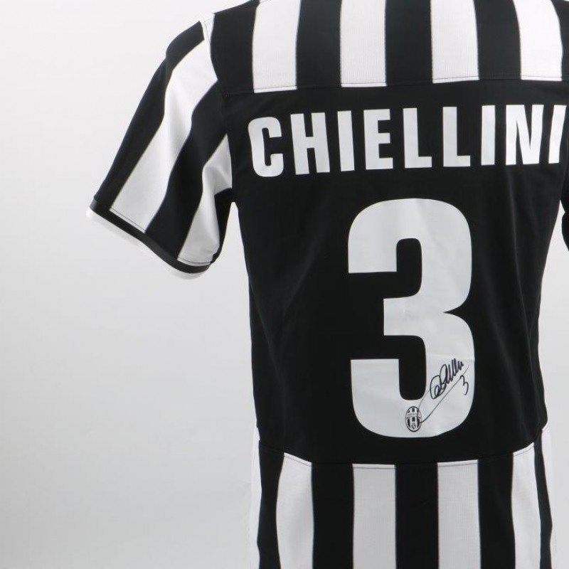 Maglia ufficiale Chiellini Juventus, Serie A 2013/2014 - autografata
