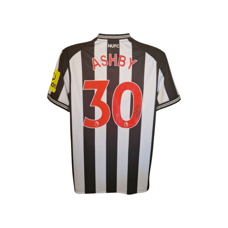 Harrison Ashby Signed Newcastle United 2023-24 Official Home Football Shirt