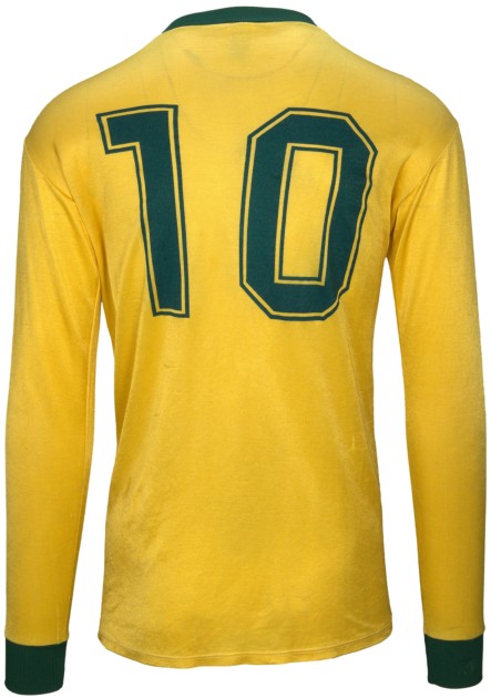 Zico's Brazil Worn Shirt, 1981/82