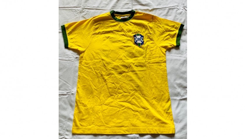 Maglia Brasile Campionato Mondiale 1970 Retro