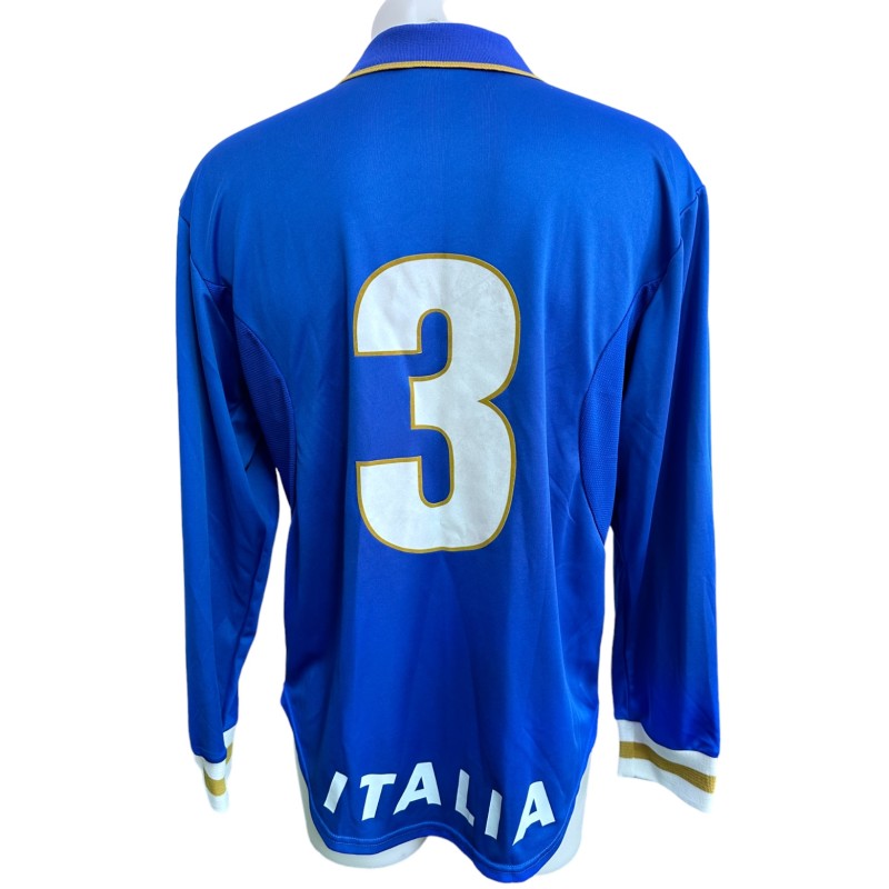 Maldini's Italy Match Shirt, 1996/97