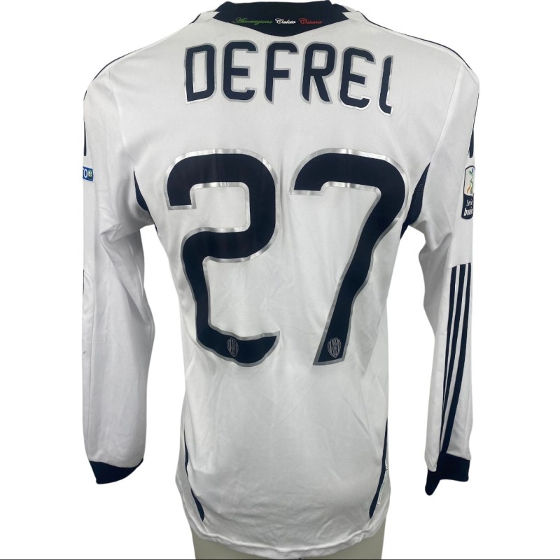 Defrel's Cesena Match-Issued Shirt, 2011/12 - Signed by the Squad
