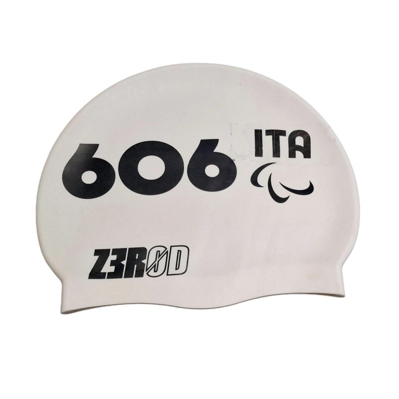 Paris 2024 - Swimming Cap Worn by Silvia Visaggi