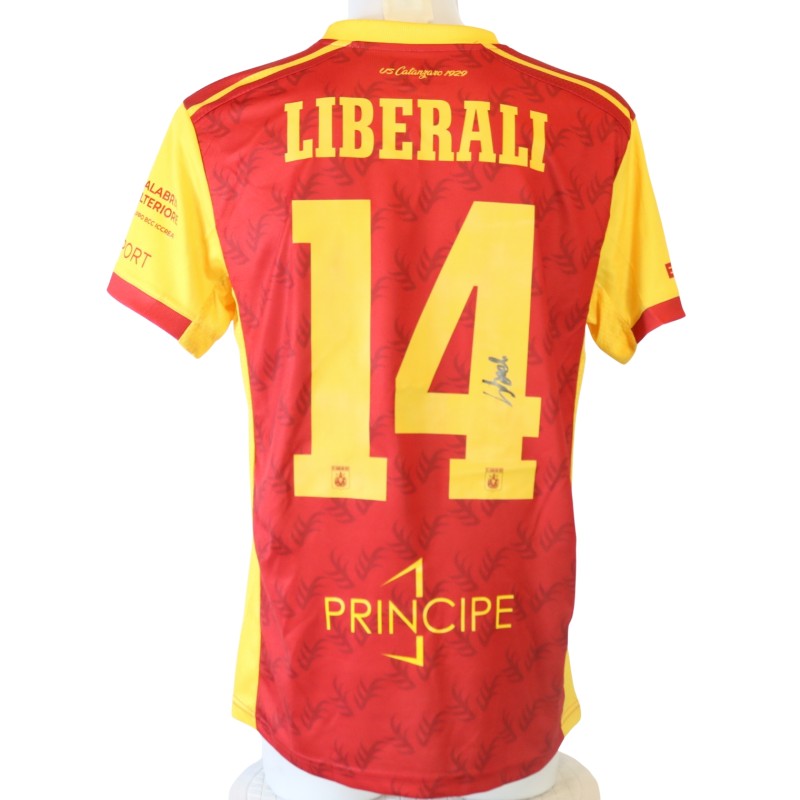 Liberali's Signed Unwashed Shirt, Catanzaro vs Frosinone 2026