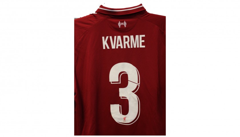 Kvarme's Liverpool Legends Game Worn and Signed Shirt