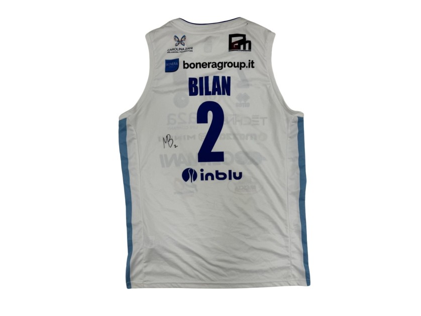 Bilan's Signed Unwashed Kit, Olimpia Milano vs Germani Brescia 2024