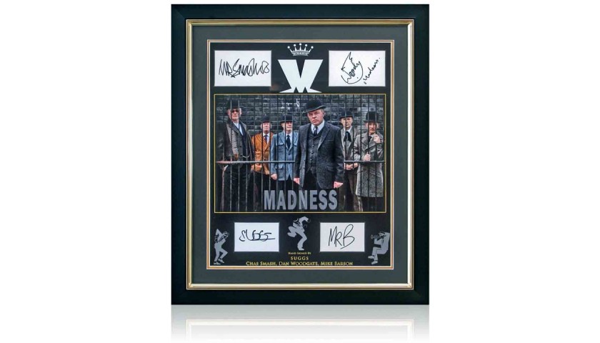 Madness Presentation Signed by Suggs, Chas Smash, Dan Woodgate & Mike Barson