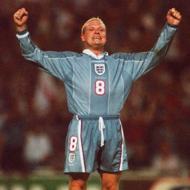 Maglia ufficiale Gascoigne Inghilterra, 1996