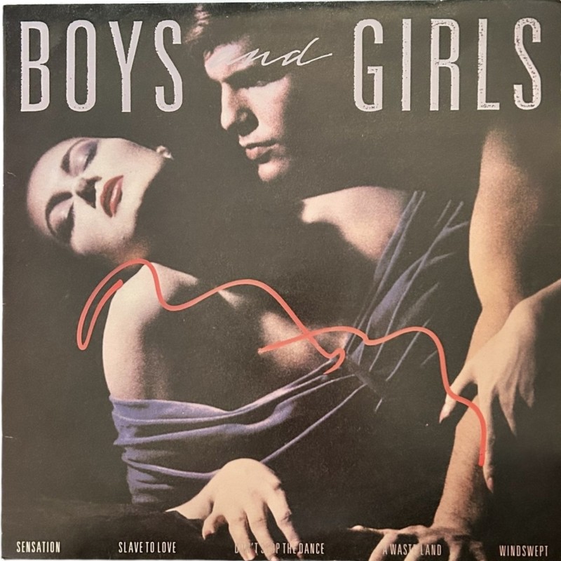 LP in vinile di Bryan Ferry firmato Boys And Girls