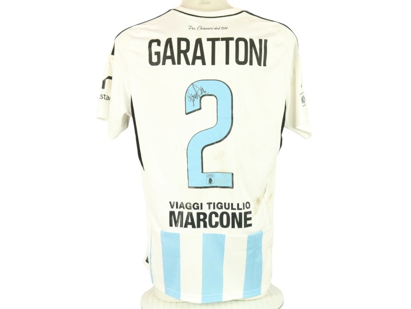 Garattoni s unwashed Signed Shirt Arezzo vs Virtus Entella 2024 CharityStars