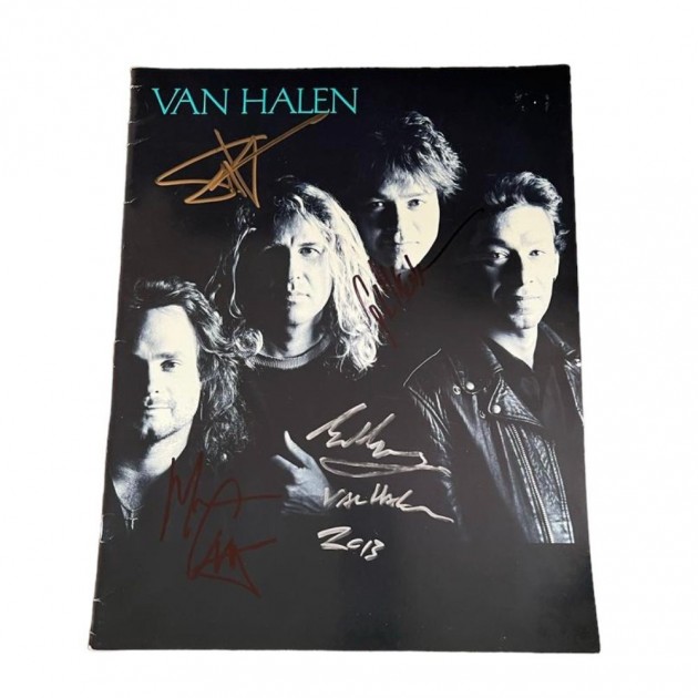 Van Halen Signed OU812 Tour Programme
