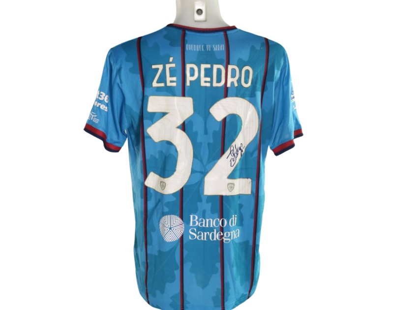 Zé Pedro's Signed Unwashed Shirt, Bologna vs Cagliari 2026