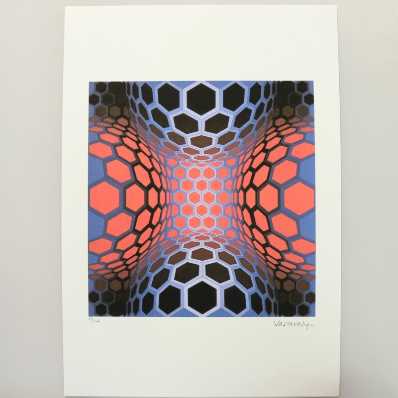Offset Lithography by Victor Vasarely (replica)