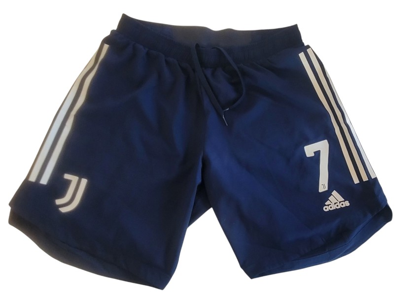 Cristiano Ronaldo's Juventus Match-Issued Shorts, 2020/21