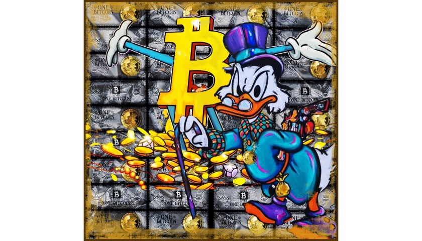 "Scrooge McDuck Pop Bit vs Banksy" by Mr Ogart