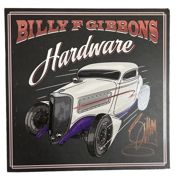 Billy Gibbons of ZZ Top Signed Vinyl Sleeve