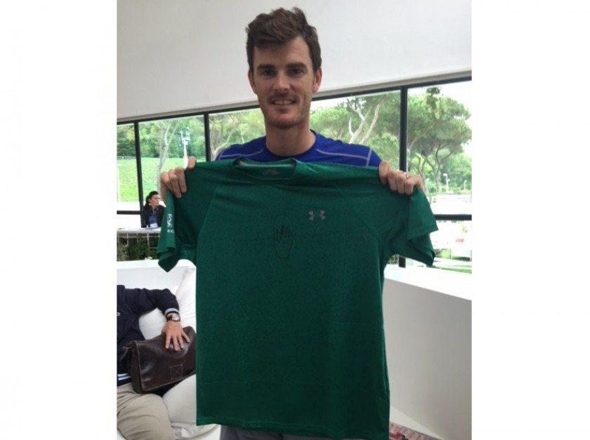 Jamie Murray, match worn and signed tennis shirt 