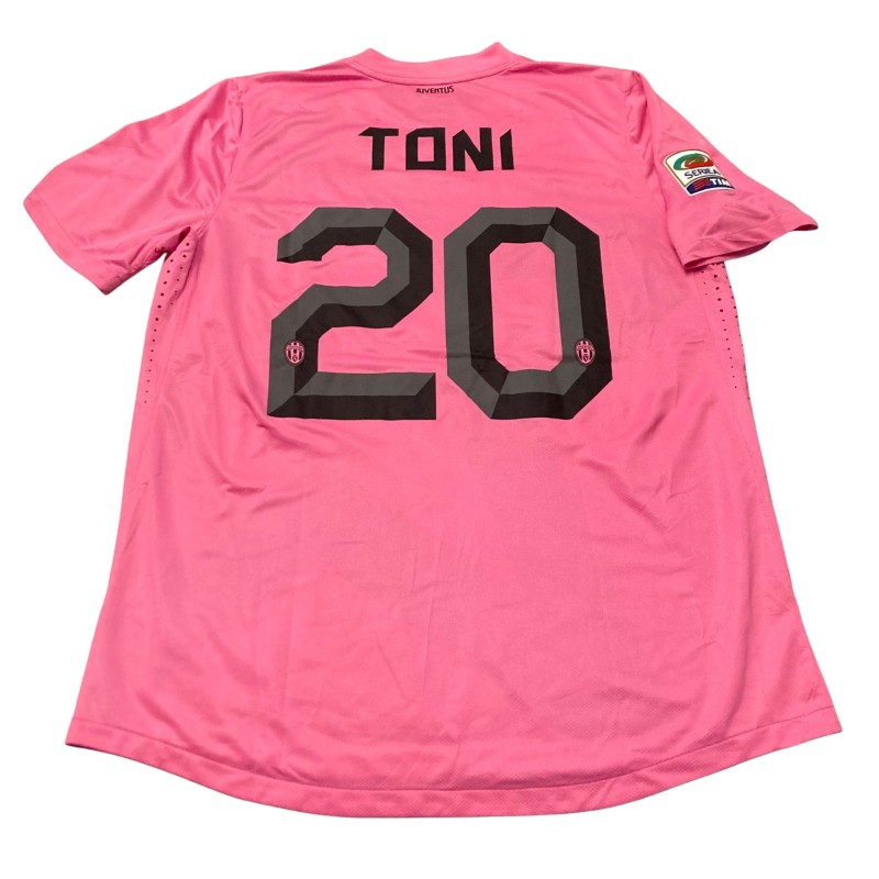 Toni's Juventus Match-Issued Shirt, 2011/12