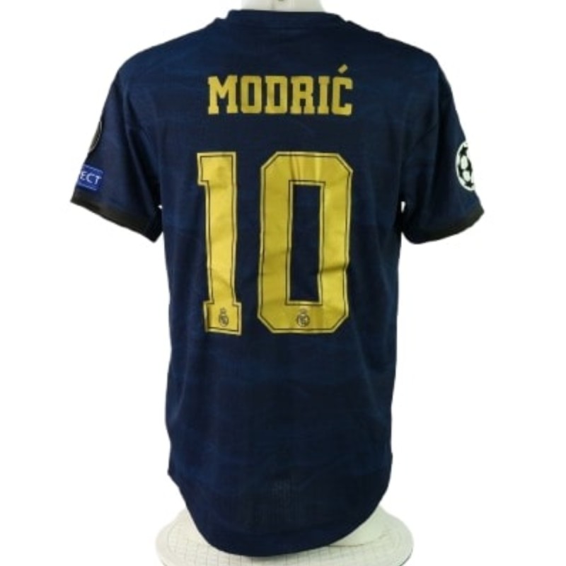 Modric's Real Madrid Match-Issued Shirt, UCL 2019/20