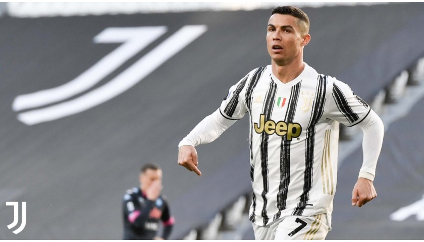 Ronaldo's Official Juventus Shirt, 2020/21 - Signed by the Players
