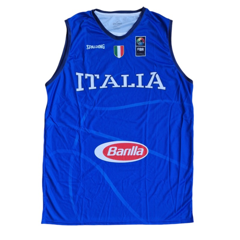 Italian National Basketball Team's Official Match Shirt