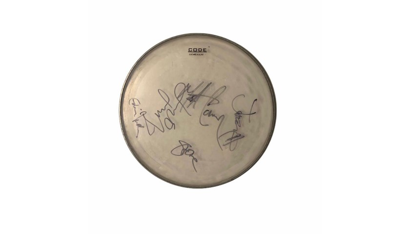 Pearl Jam Fully Signed Drumskin