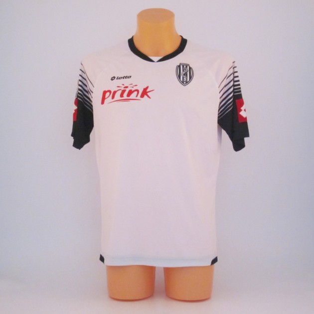 Lucchini Cesena shirt issued/worn Serie A 2014/2015 - signed