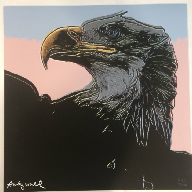 Andy Warhol Signed "Bald Eagle" 