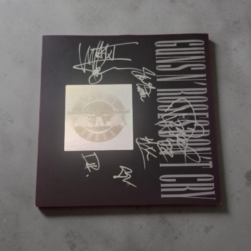Guns N'Roses Signed Don't Cry 12" Vinyl