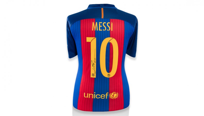 Signed Messi Barcelona  Jersey 2016/2017
