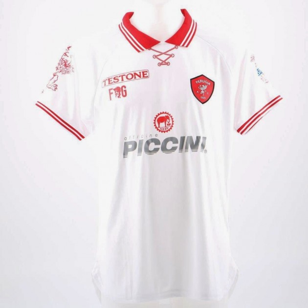 Faraoni's Perugia match issued shirt, Serie B 2014/2015 - signed