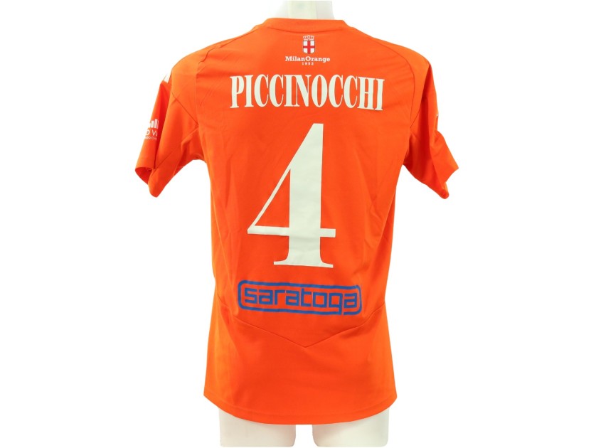 Piccinocchi's Unwashed Match-Worn Shirt, Novara vs Alcione  2025