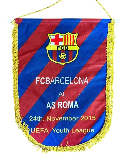 Pennant Match-Issued Barcelona vs Roma Youth League 2015