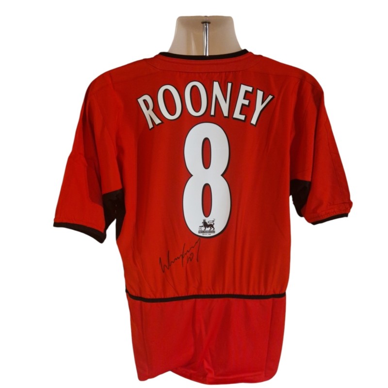 Wayne Rooney's Manchester United Signed Replica Shirt