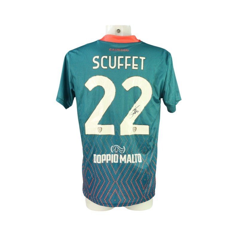 Maglia Scuffet Unwashed, Lecce vs Cagliari 2024 - Autografata