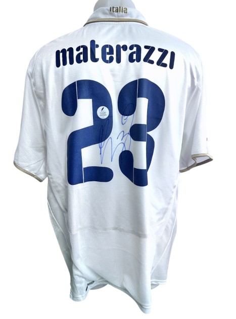 Materazzi's Italy Signed Official Shirt, EURO 2008