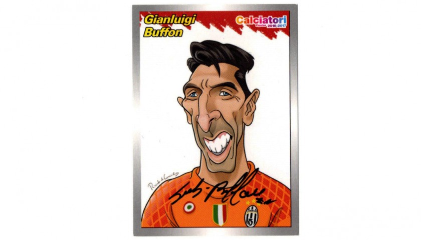 Gianluigi Buffon Signed Panini Trading Card, 2016/17