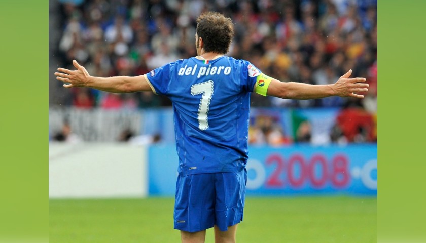 Del Piero's Italy Signed Match Shirt, 2007/08