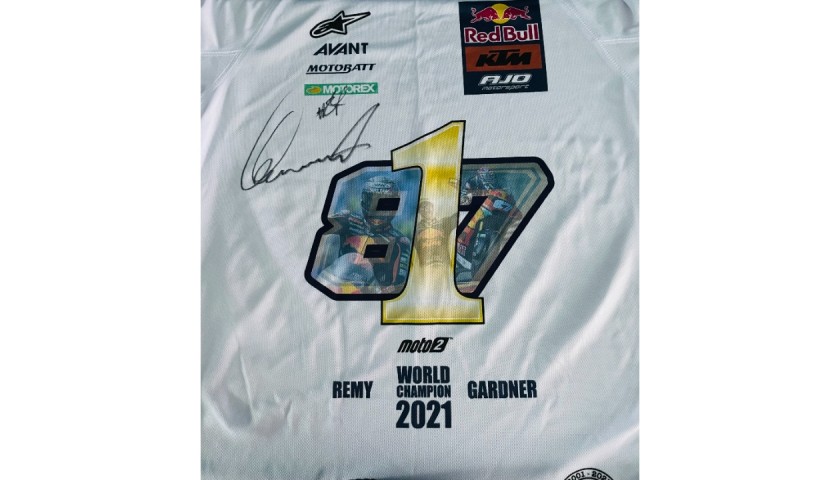 Signed Remy Gardner Moto2 World Champion Tee