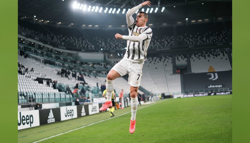 Ronaldo's Official Juventus Signed Shorts, 2020/21