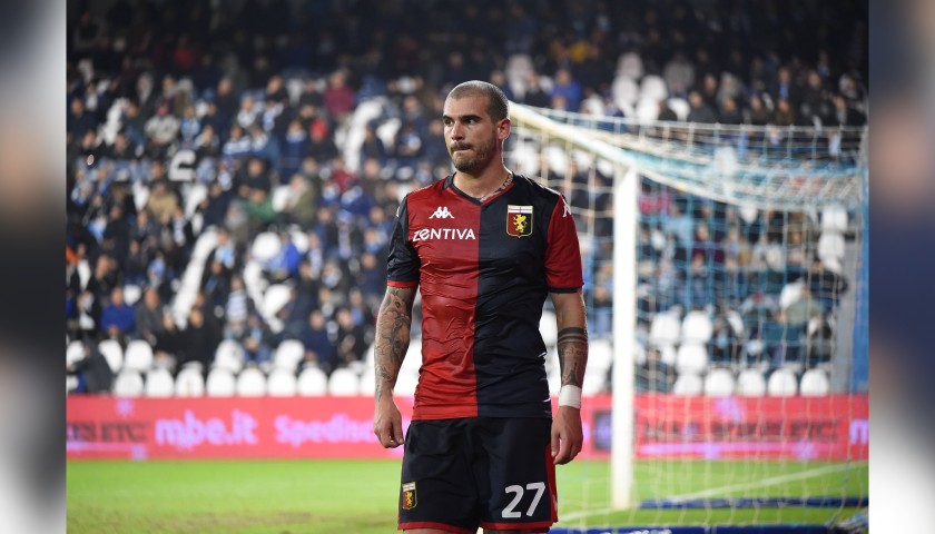 Sturaro's Match-Issued Signed Shirt, Genoa-Sampdoria 2019