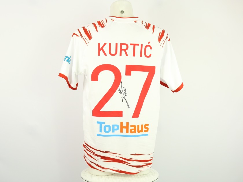 Kurtic's unwashed Signed Shirt, Sudtirol vs Bari 2024 