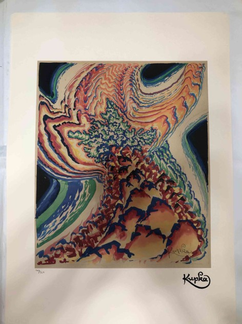 Offset lithography by Frantisek Kupka (replica)