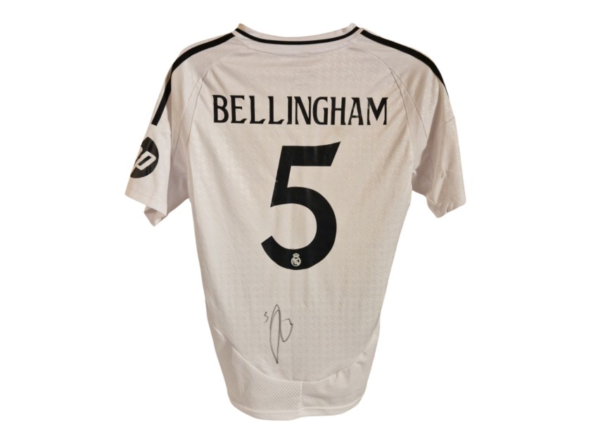 Jude Bellingham's Real Madrid 2024/25 Signed Replica Shirt 