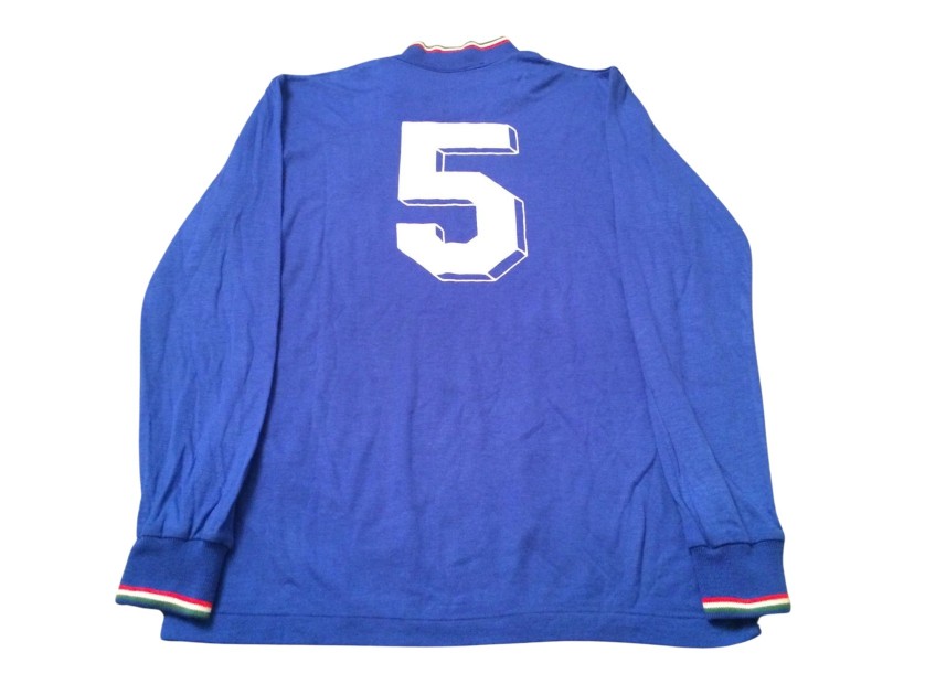 Collovati's Italy Match-Worn Shirt, EURO 1984 Qualifiers